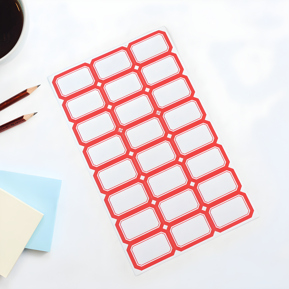 Writable Label Sticker Sheets