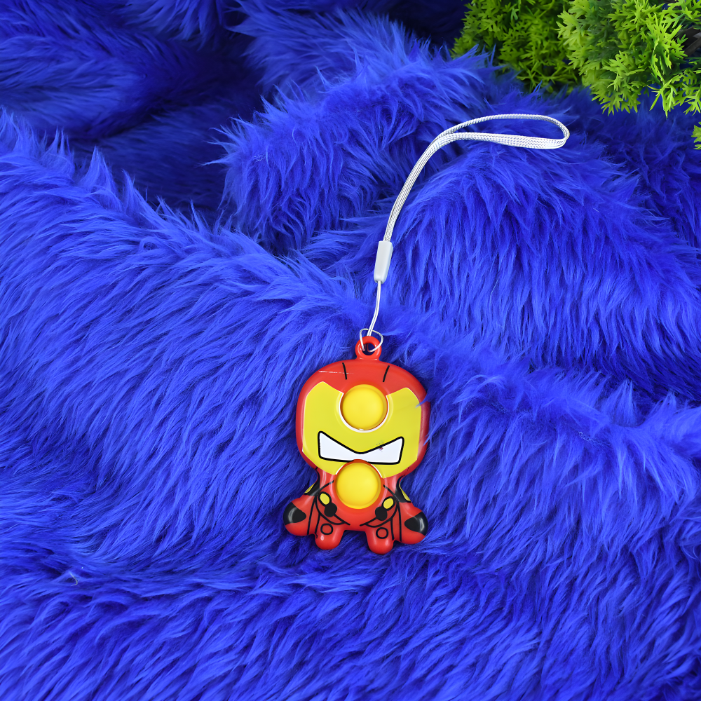 Superhero Fidget Keychain Toy