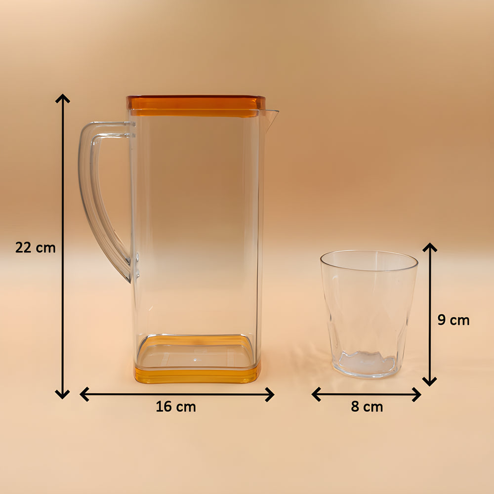 Square Water Jug Set