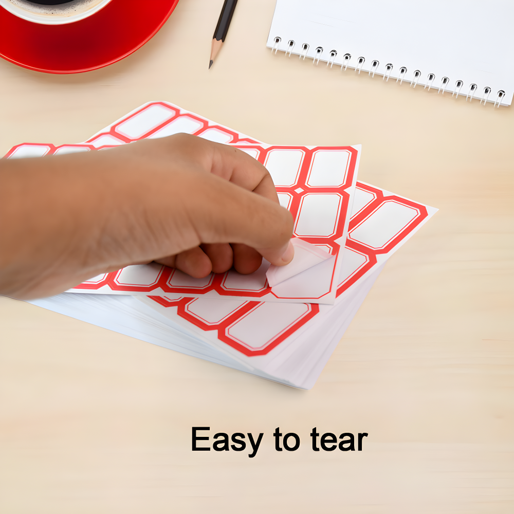 Writable Label Sticker Sheets