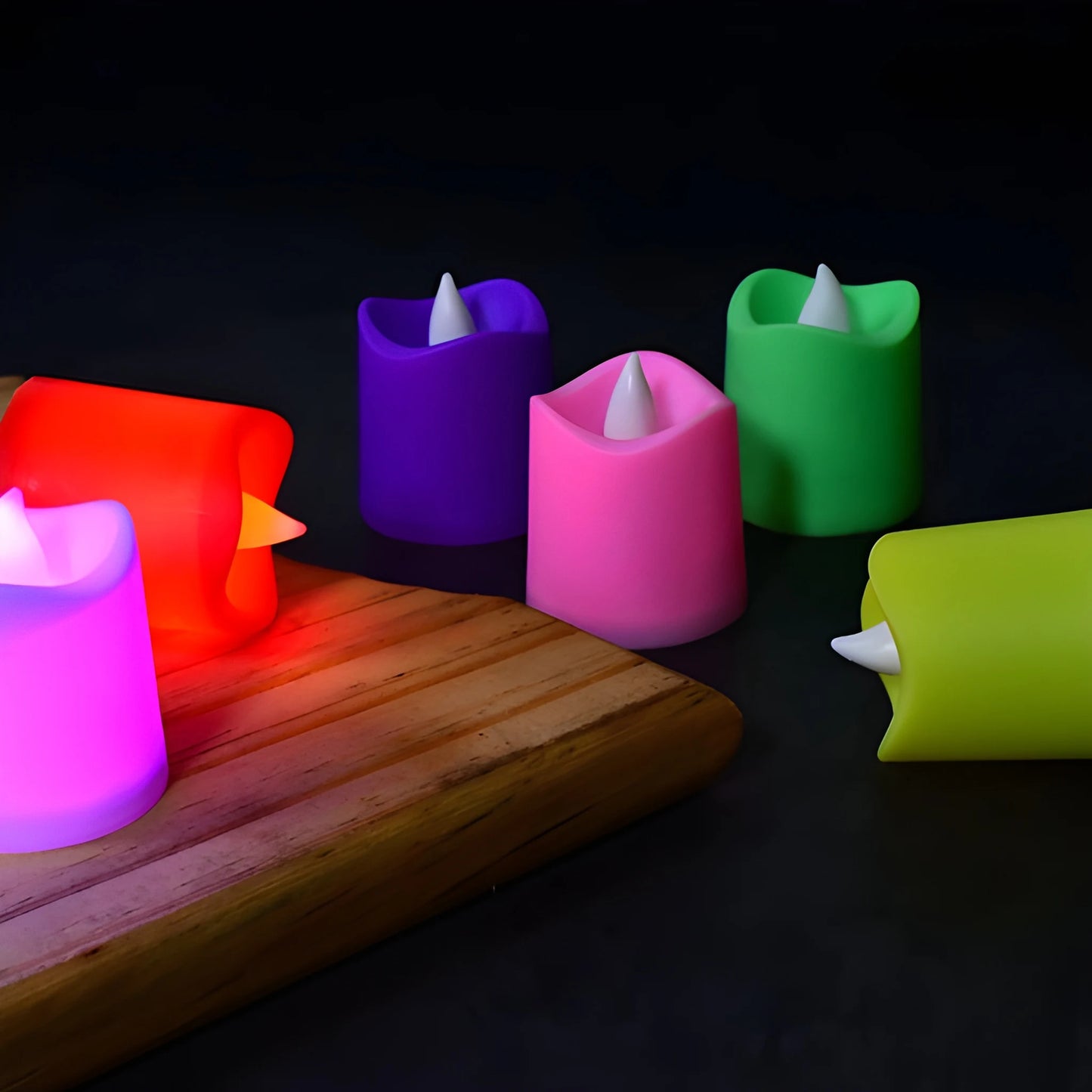 Flickering LED Tea Lights