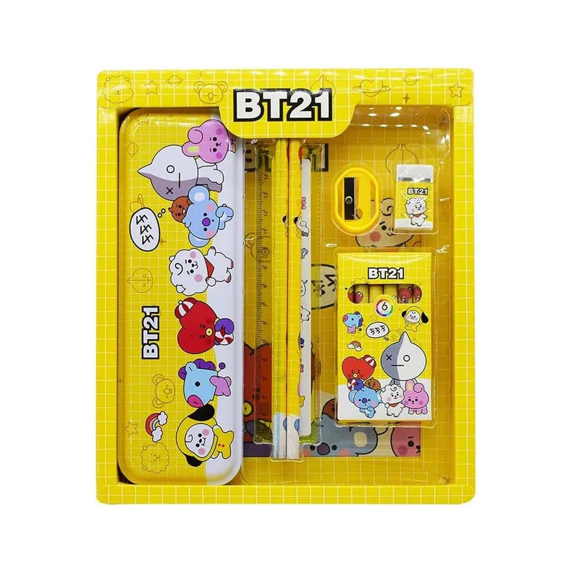 Stationery Kit For Kids (12 Pc Set)
