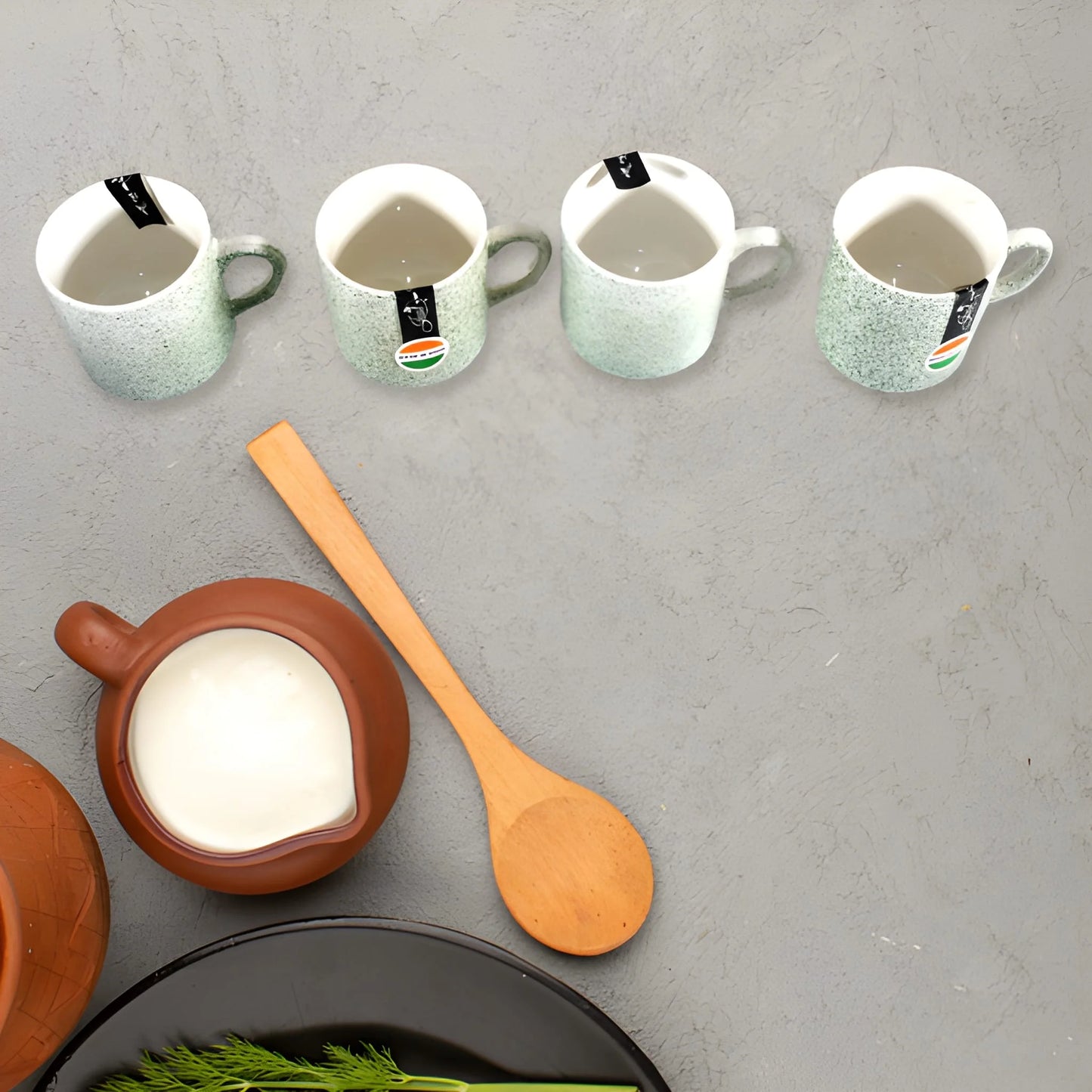 Sunday Funday Ceramic Tea Cups
