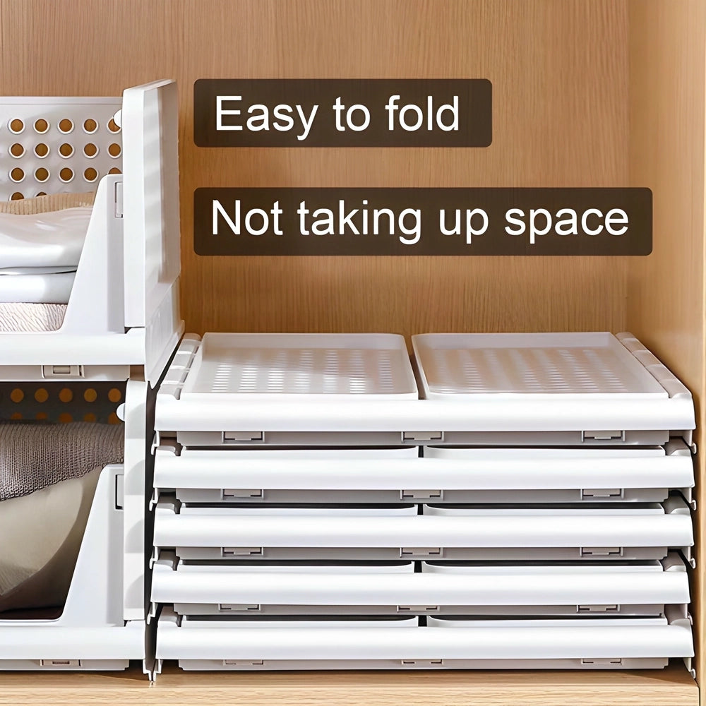 Stackable Foldable Closet Drawers