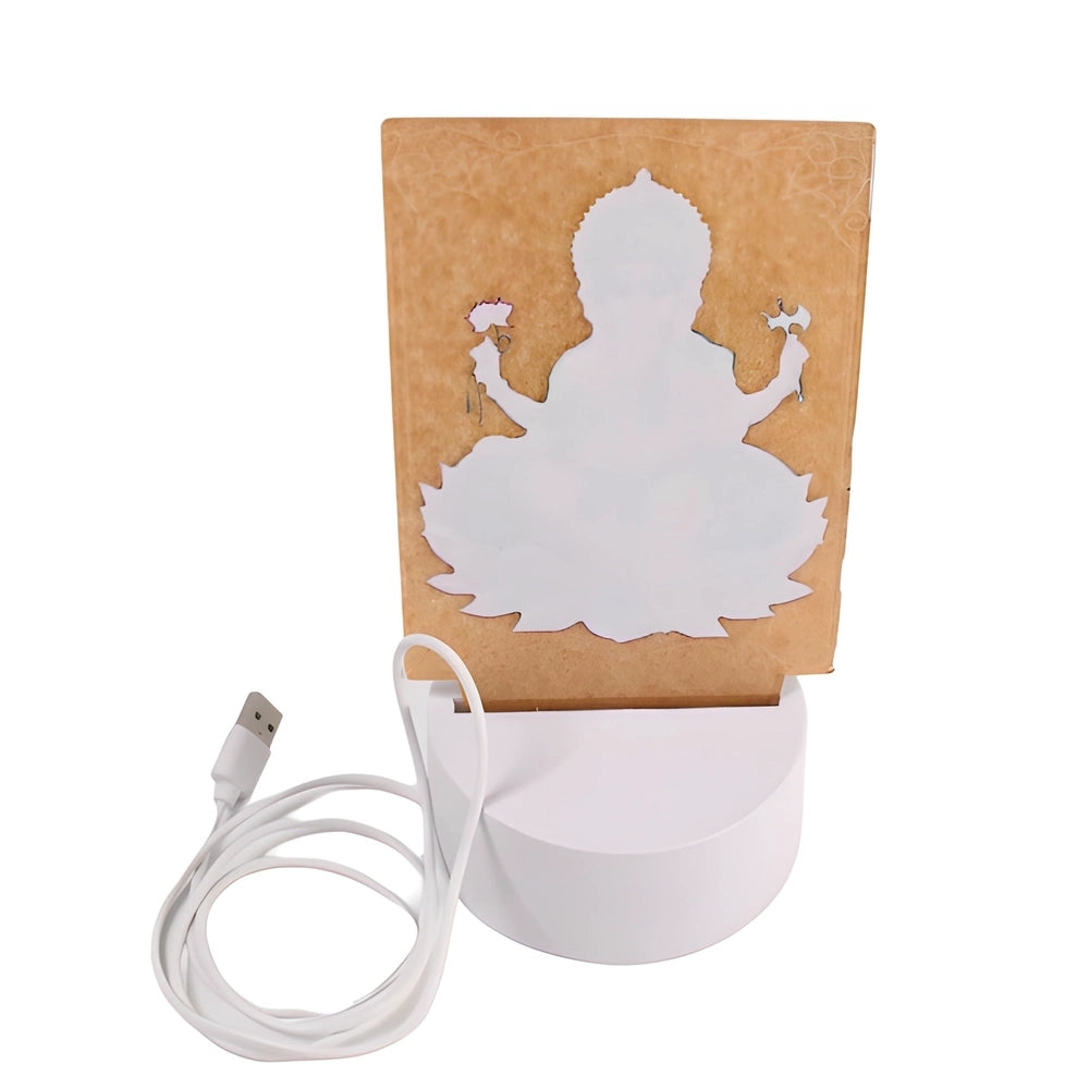 3D Lord Ganesh LED Lamp