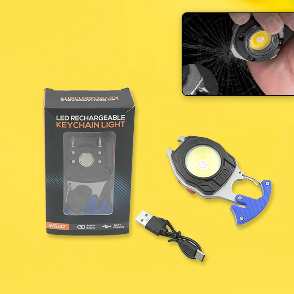 Rechargeable Keychain Flashlight