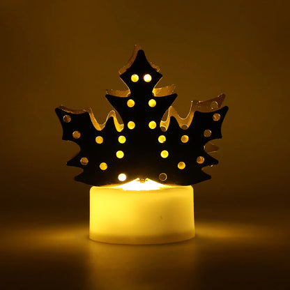 Gold Leaf LED Diya