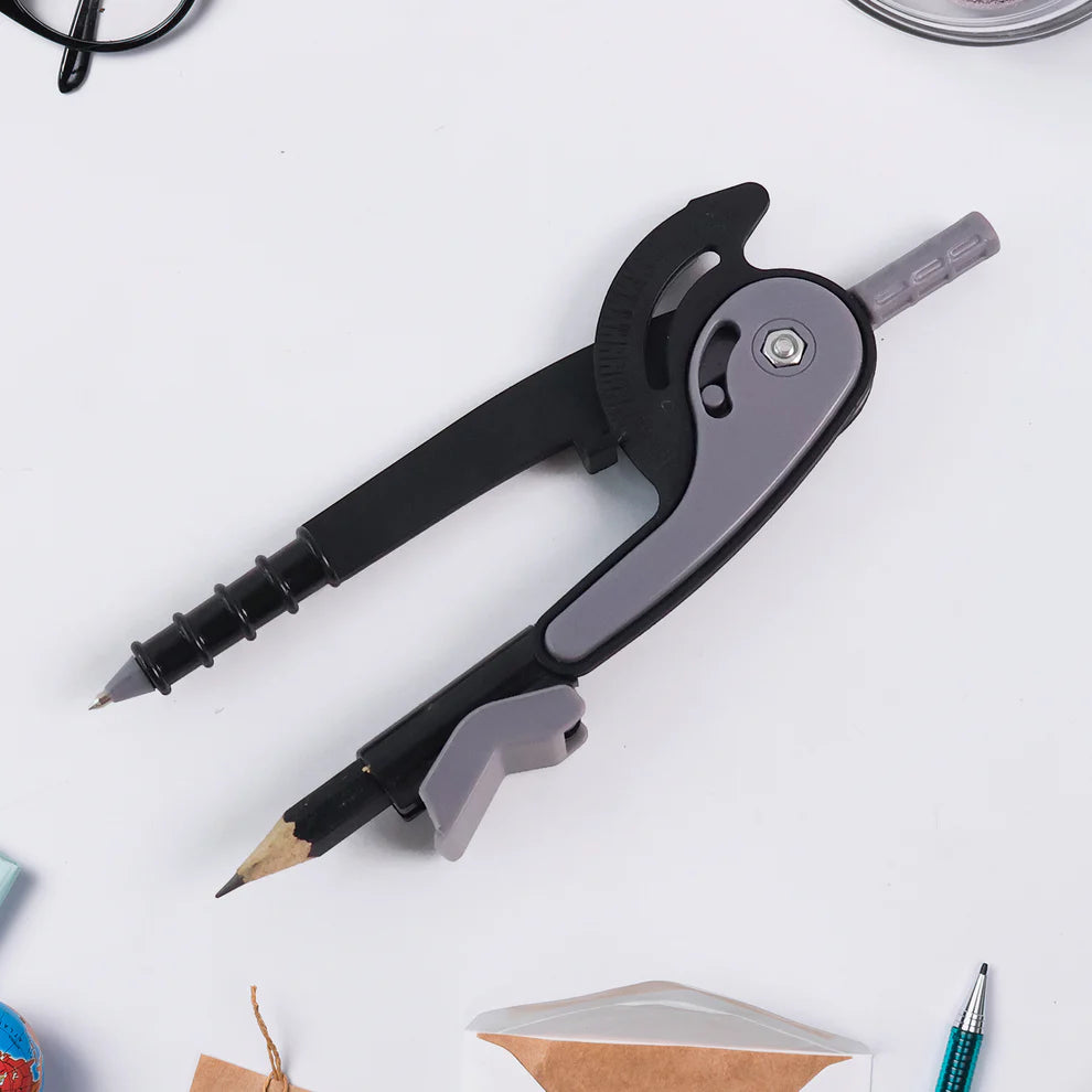 2 Pc Compass & Protractor Set