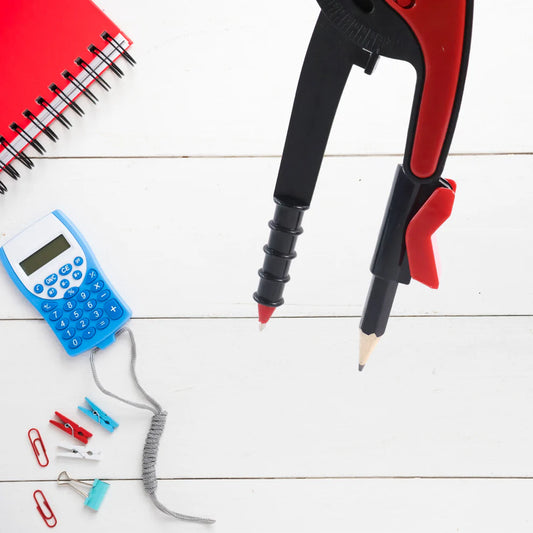 2 Pc Compass & Protractor Set