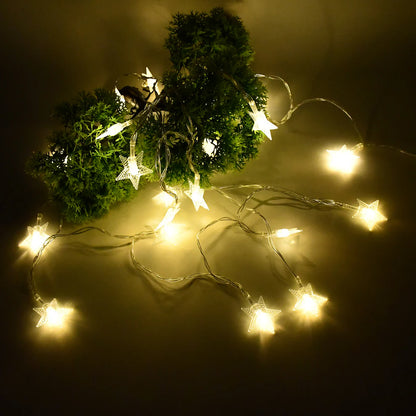 USB Star String Lights – 20 LEDs