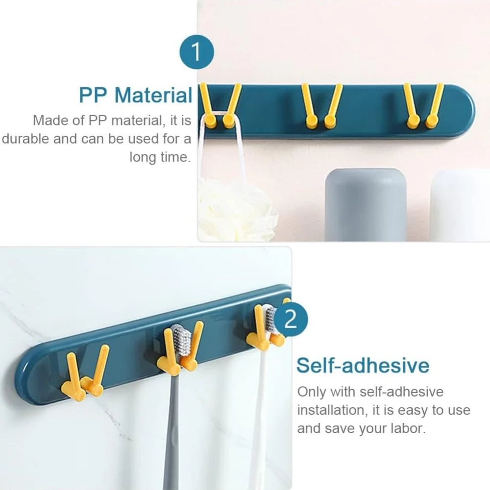 Wall-Mounted Toothbrush Holder