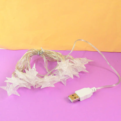 USB Star String Lights – 20 LEDs