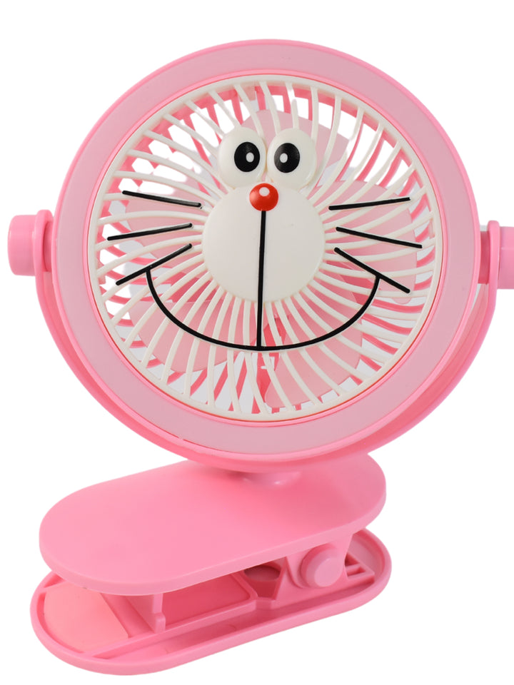 Usb Portable Mini Desk Fan With Light  Personal Table Fan For Office School  Home Use (1 Pc)