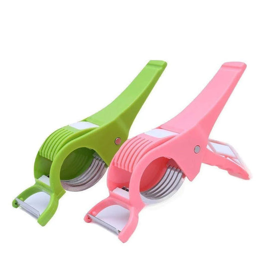 Vegetable Cutter with Peeler – Multicolour