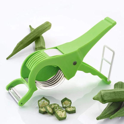 Vegetable Cutter with Peeler – Multicolour