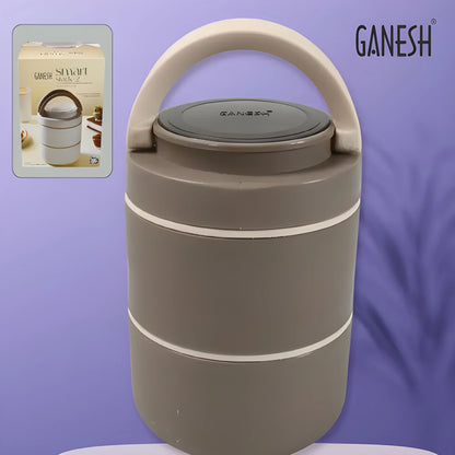 2-Layer Stainless Steel Lunch Box