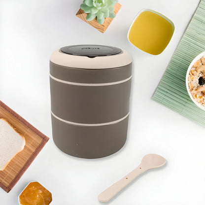 2-Layer Stainless Steel Lunch Box