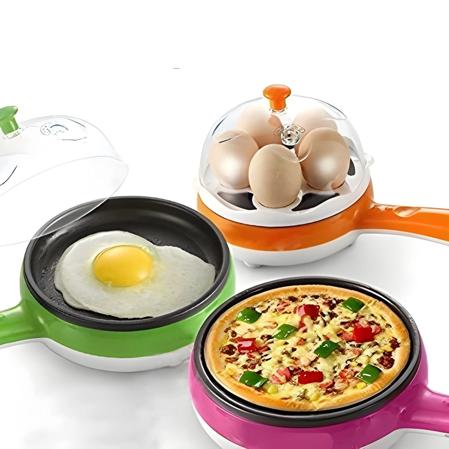 2-in-1 Electric Egg Cooker