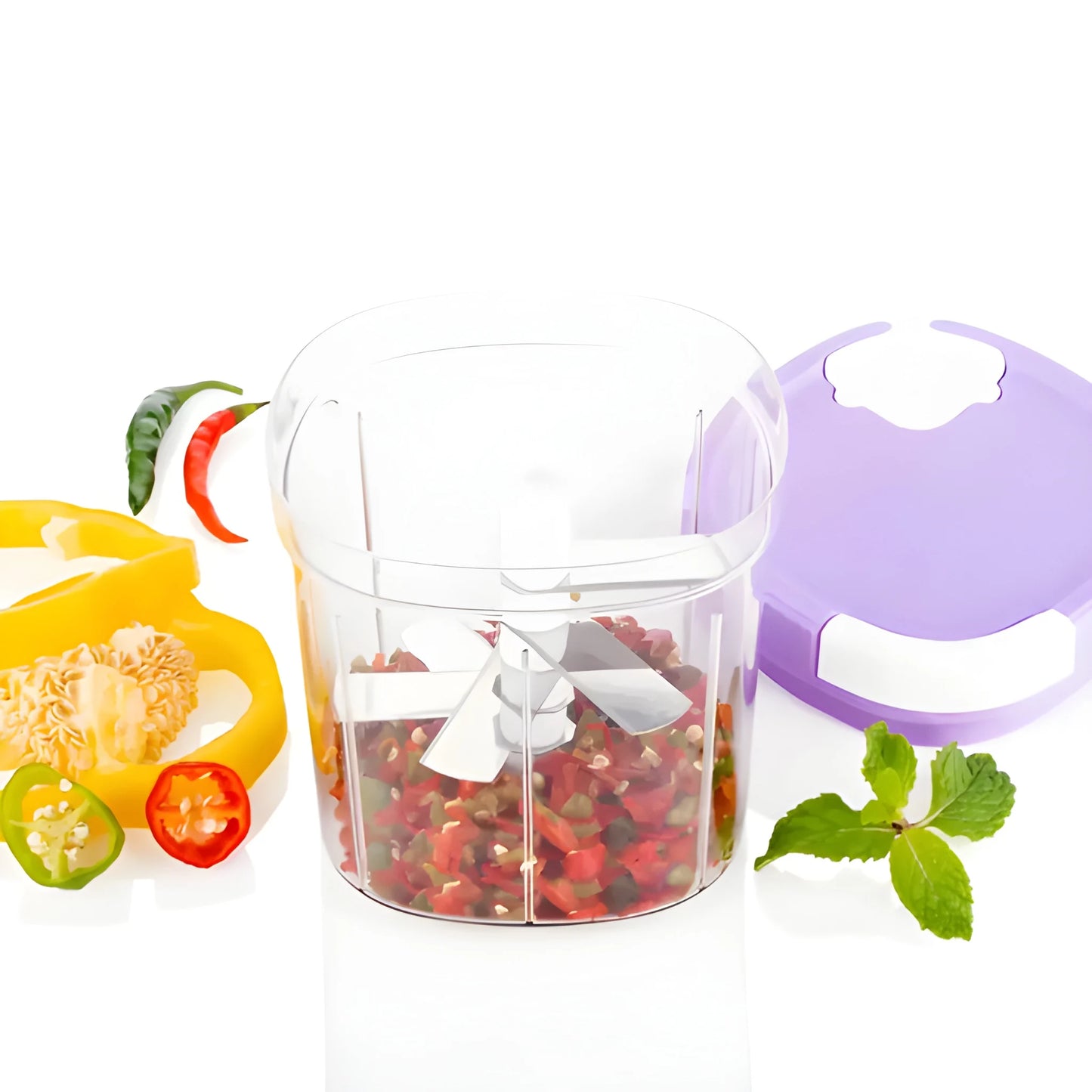 2-in-1 Manual Food Chopper