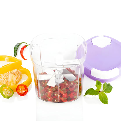 2-in-1 Manual Food Chopper