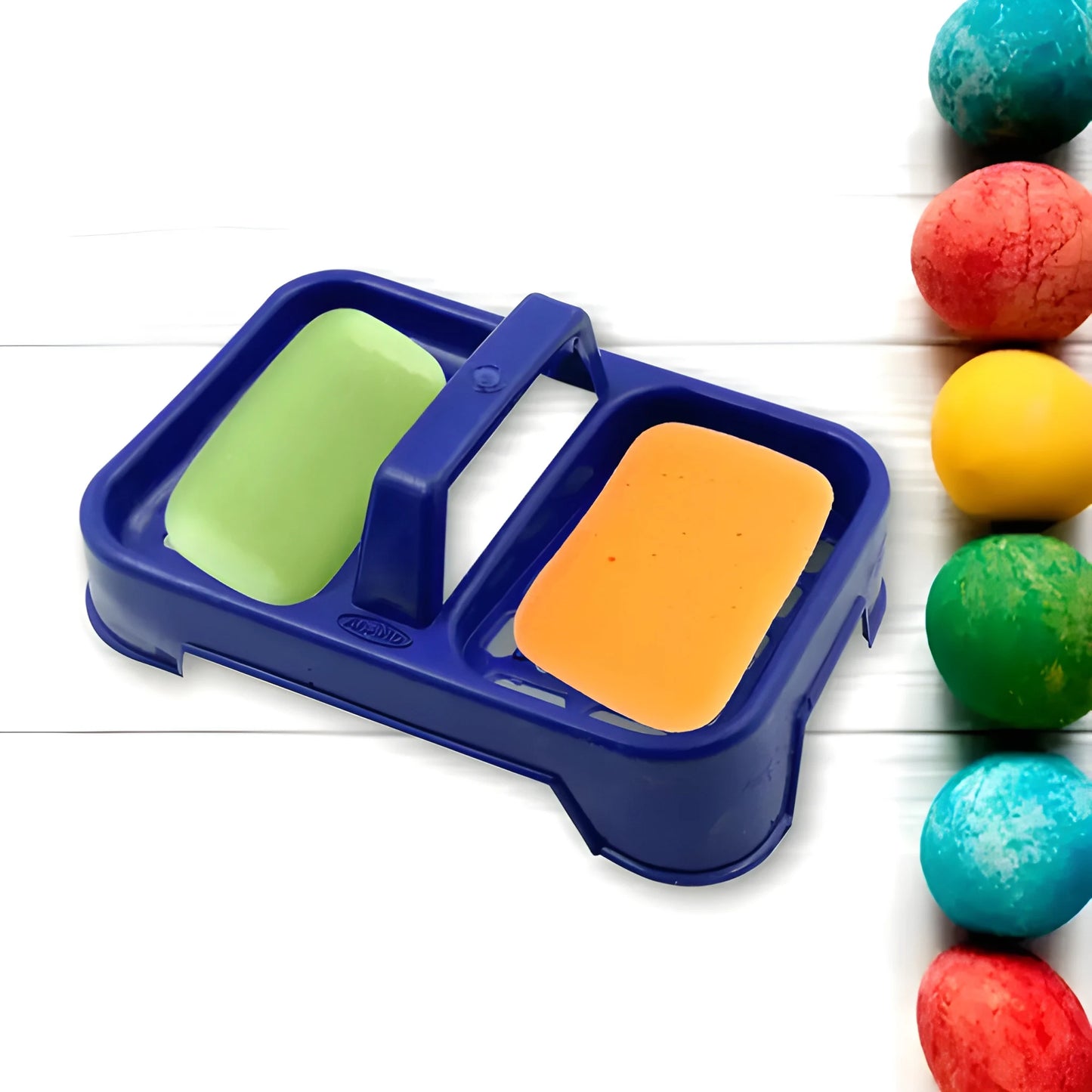 2-in-1 Plastic Soap Dish