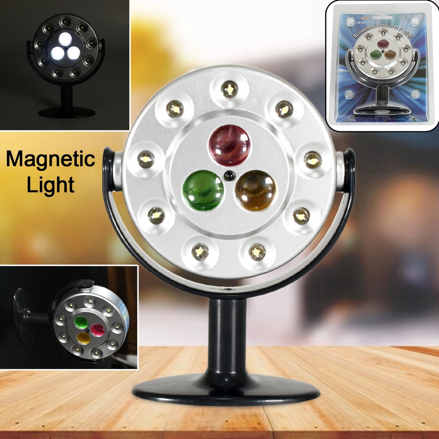Magnetic LED Flashlight
