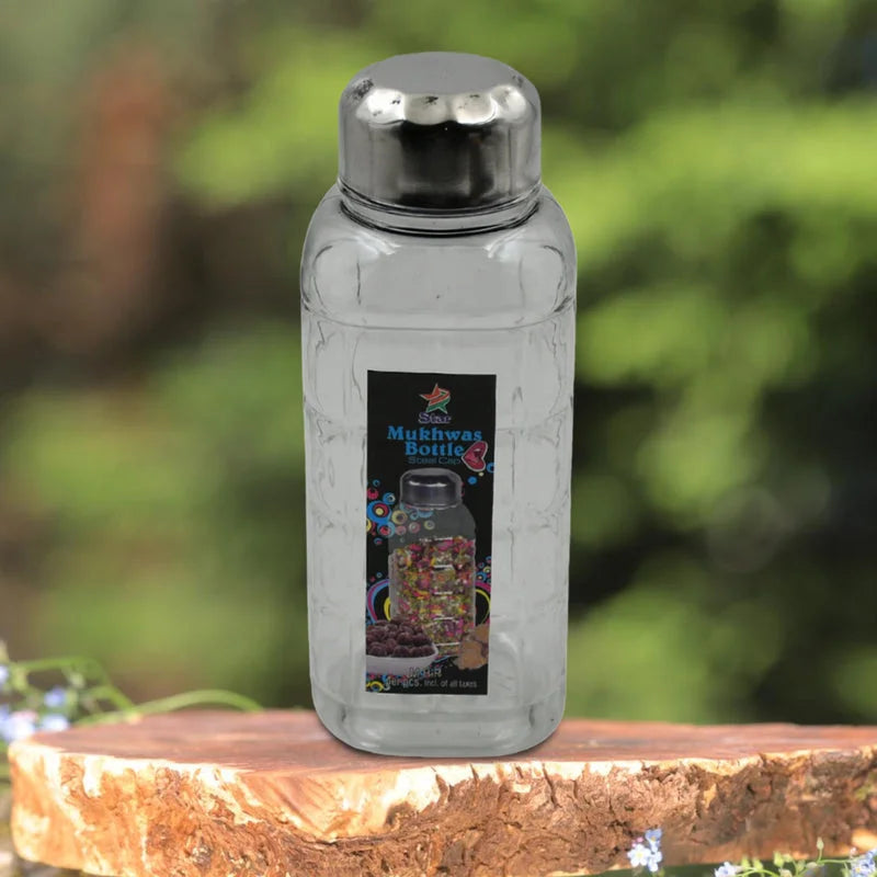 Steel-Cap Storage Bottle