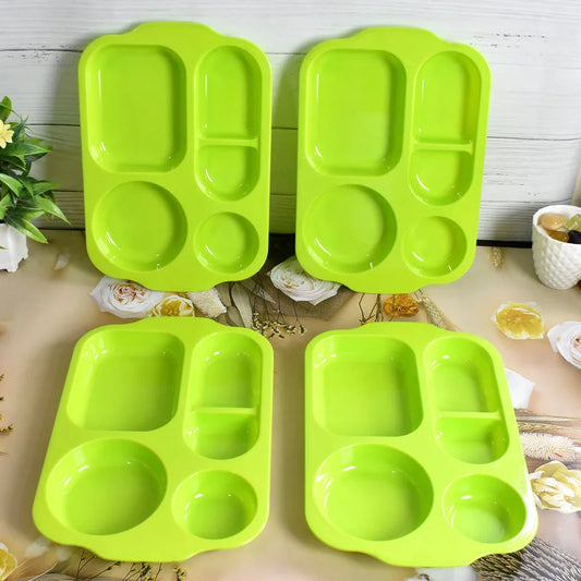Unbreakable Food Compartment Plates