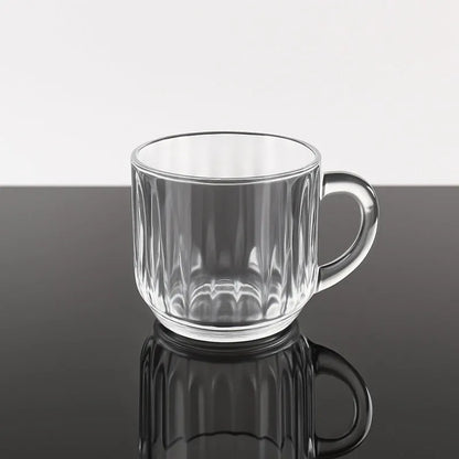 Transparent Plastic Cups (Set Of 6 Pc)