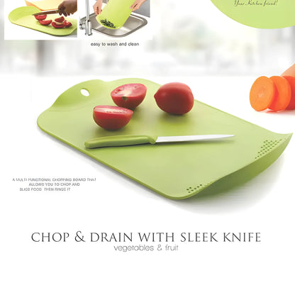 3-in-1 Chop & Drain Board