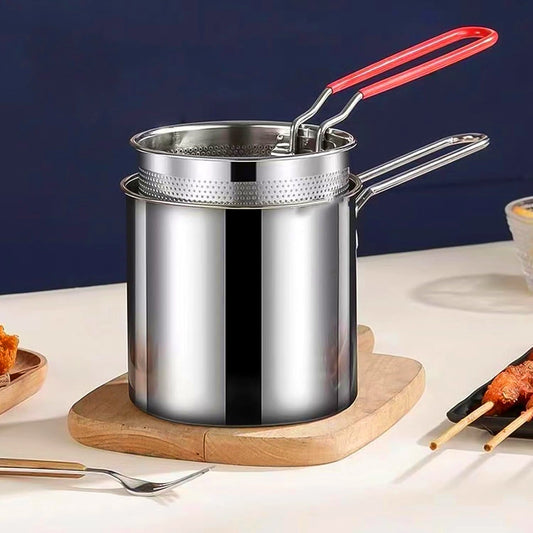 Stainless Steel Frying Pot (2 Pc)