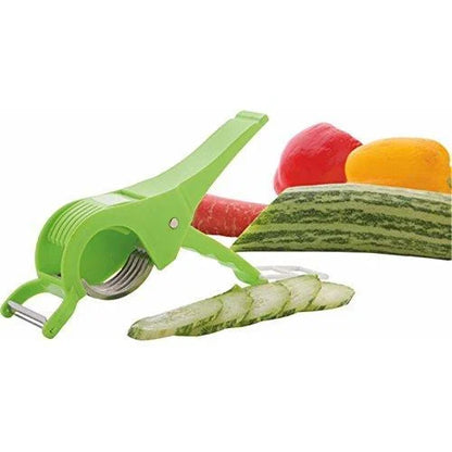 Vegetable Cutter with Peeler – Multicolour