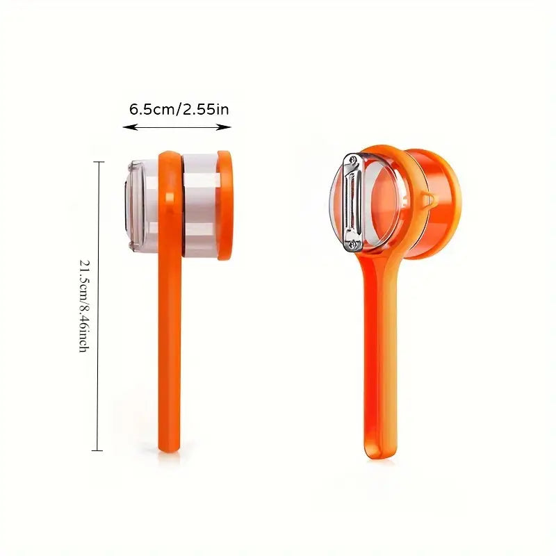 Stainless Steel Peeler With Container (1 Pc)