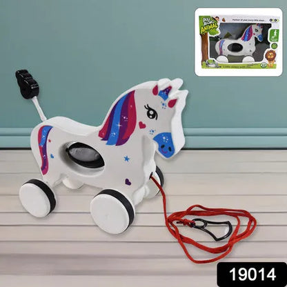 Unicorn Pull Along Toy