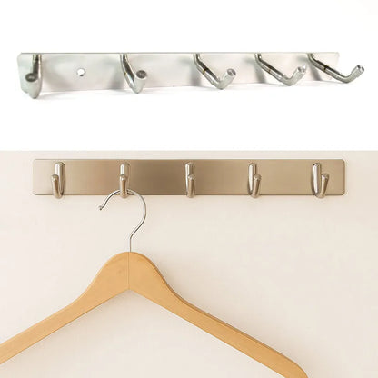 Wall Mounted Coat 5 Hook Rack (26x3)