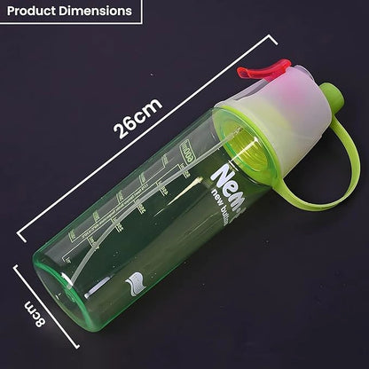 2-in-1 Mist Spray Water Bottle – 600ml