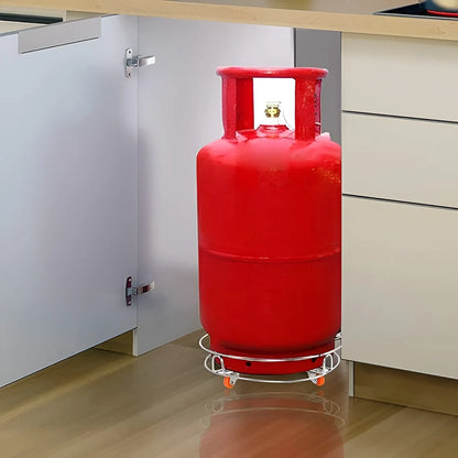 Stainless Steel Gas Cylinder Trolley