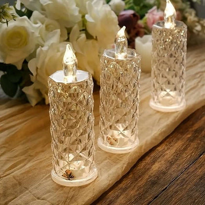 Rose Crystal LED Candle