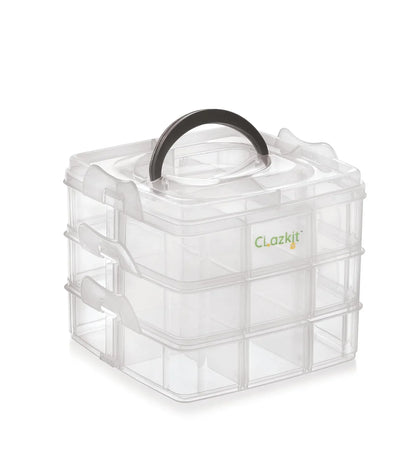 18 Grid Transparent Jewelry Organizer