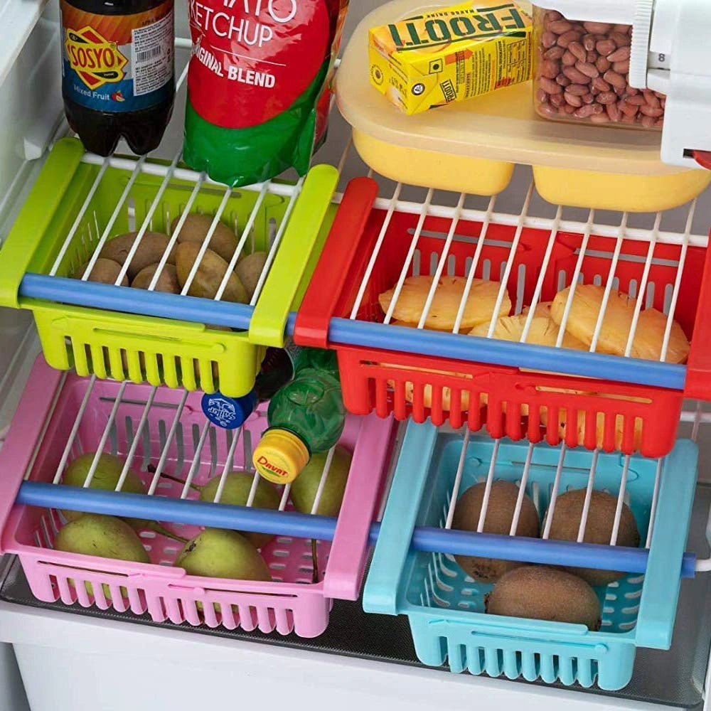 Virgin Freeze Storage Adjustable Fridge Tray – Pack of 4
