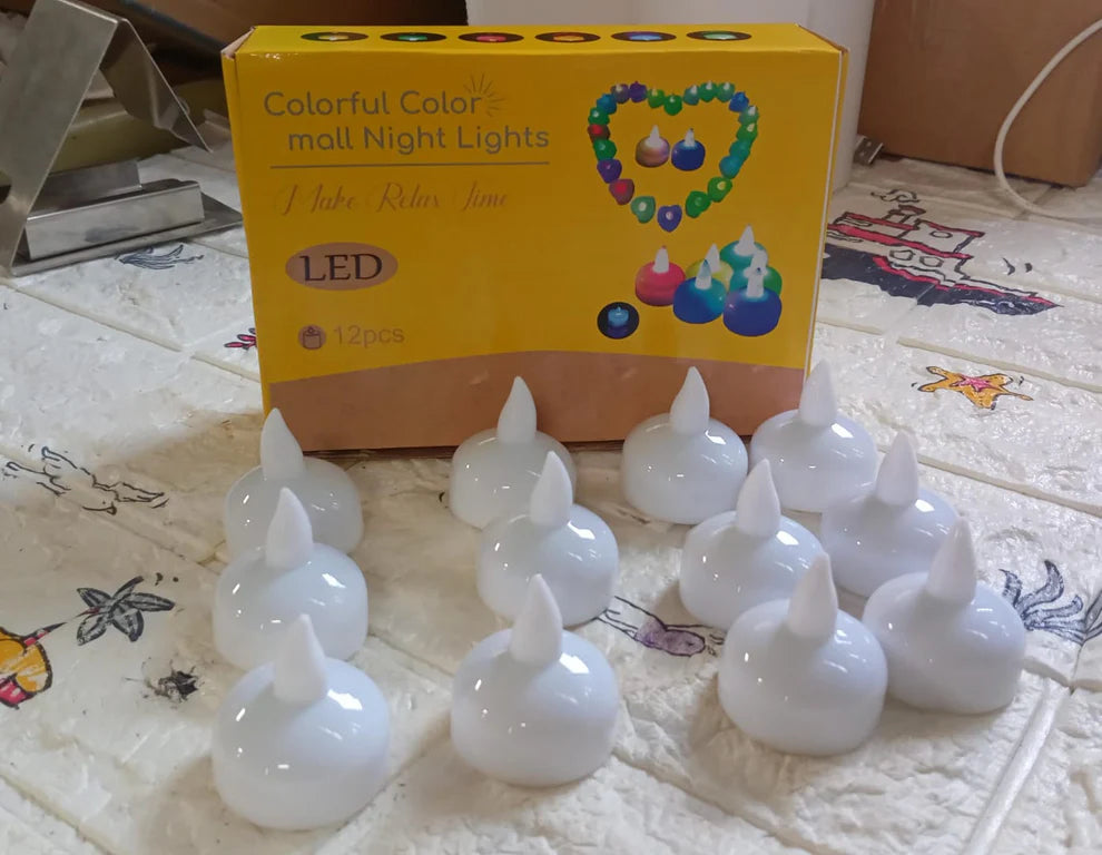 Flameless Floating Tea Lights (24 Pc)