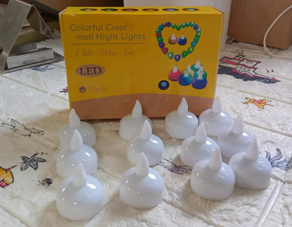 Flameless Floating Tea Lights (24 Pc)