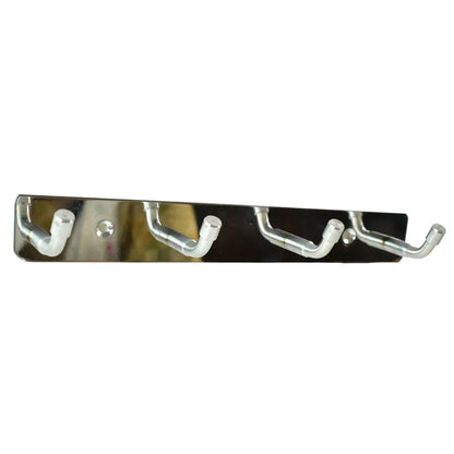 Stainless Steel 4 Hook Rack (20x3)