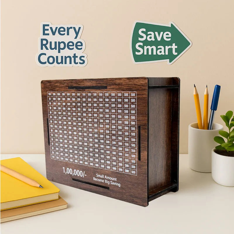 Wooden Money Box