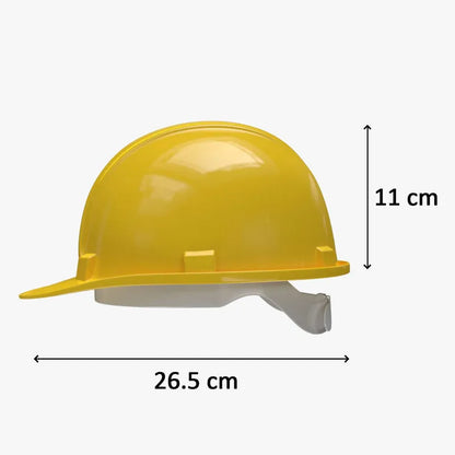 Yellow Plastic Construction Cap