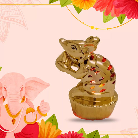 Multicolour LED Mushak for Ganpati Décor