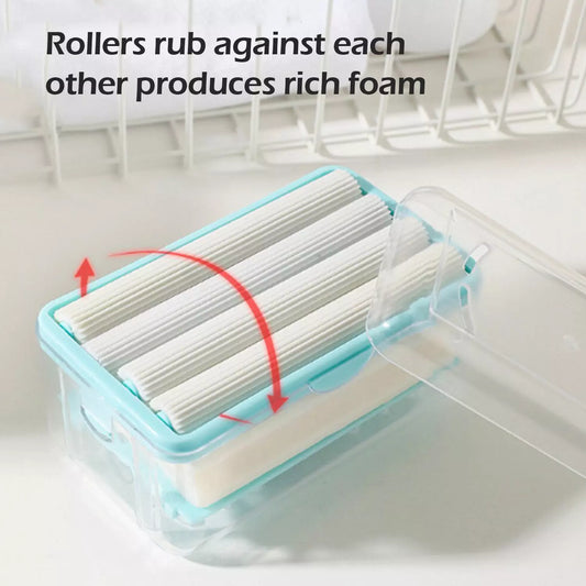 2-in-1 Portable Soap Dish & Dispenser