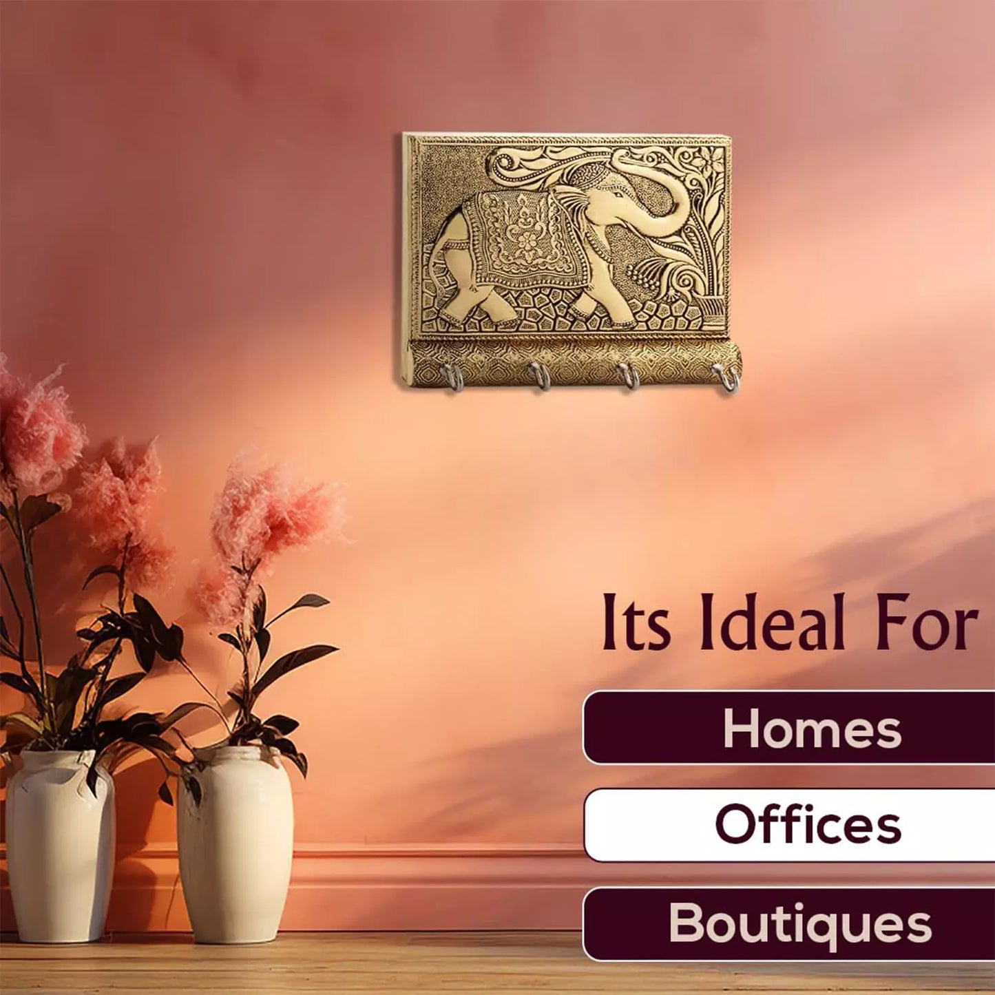 Wooden Key Holder for Home Decor