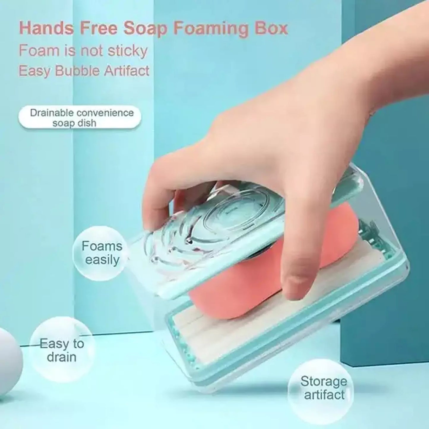 2-in-1 Portable Soap Dish & Dispenser