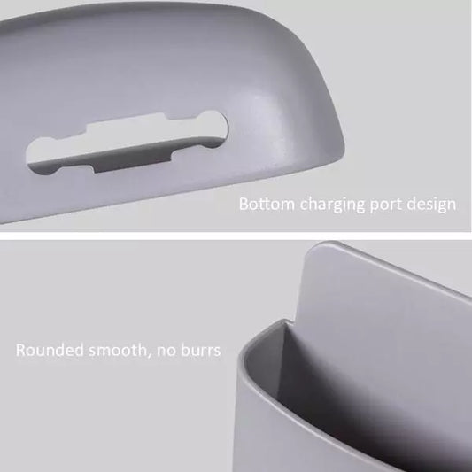 Stick-on phone case with charging port